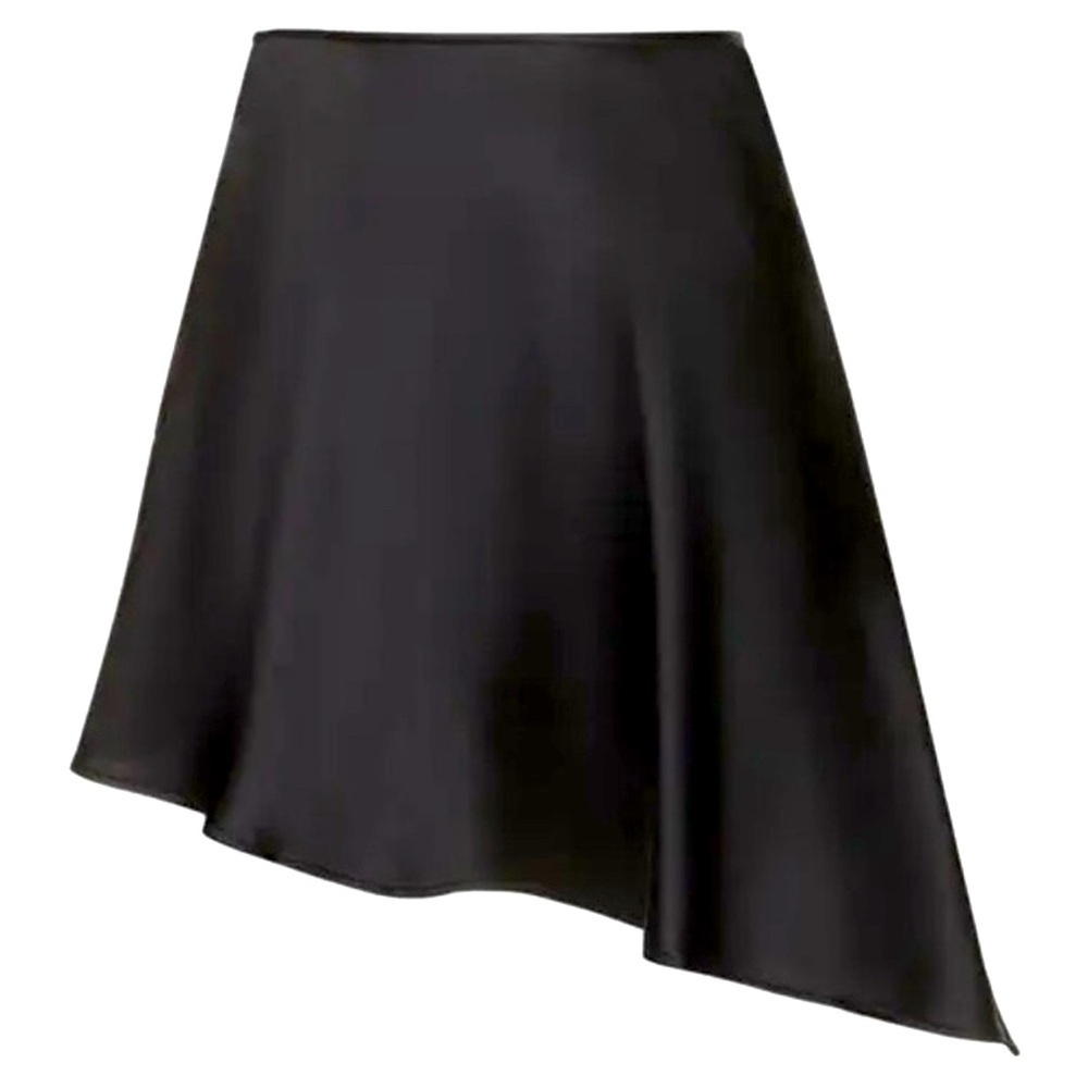 Who Wore What Black Asymmetrical Women's Skirt Size 0